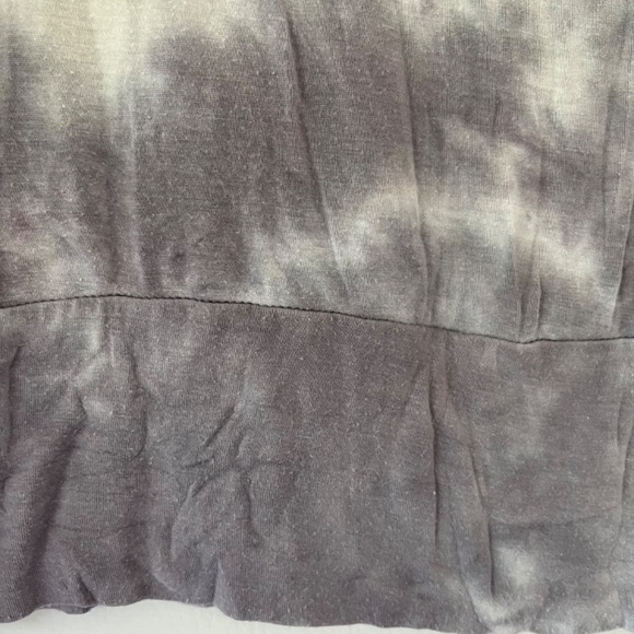 Veronica M Jersey Tie Dye Dolman Top Grey Long Sleeve - Picture 5 of 7